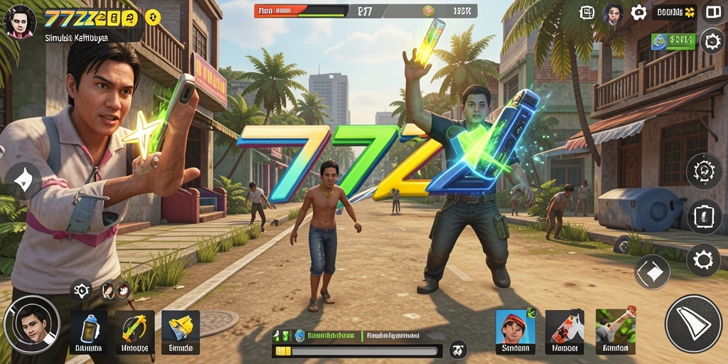 Gameplay 777ZX yang interaktif dan menyenangkan.