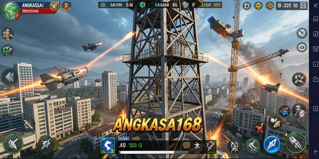 Gameplay menegangkan di ANGKASA168 dengan strategi Tower Defense yang mendebarkan.
