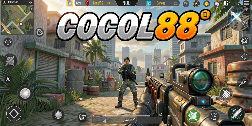 Tangkapan layar menunjukkan aksi mendebarkan dalam COCOL88.