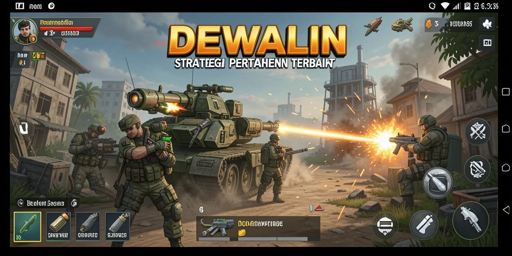 Tampilan gameplay menarik dari DEWALIN dengan pertempuran strategis.