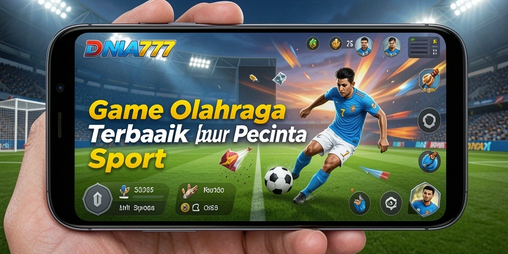 Tampilan gameplay DNA777 yang menampilkan aksi olahraga seru.