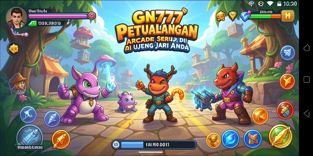 Tampilan gameplay GN777 yang penuh aksi dan seru.