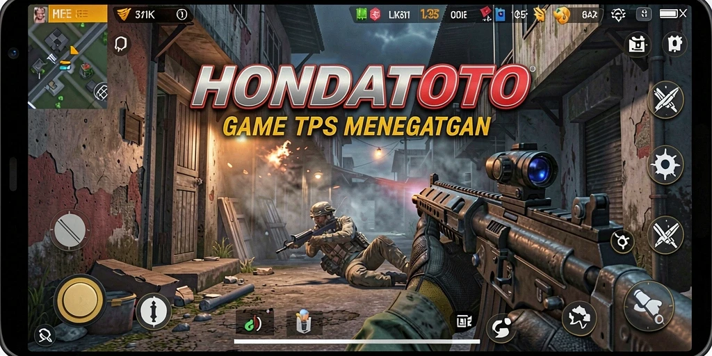 Tampilan menarik dari gameplay HONDATOTO yang penuh aksi.