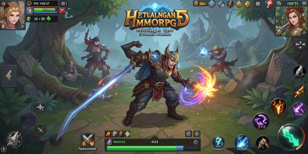 Gameplay seru HOT51 dalam dunia MMORPG yang menawan.