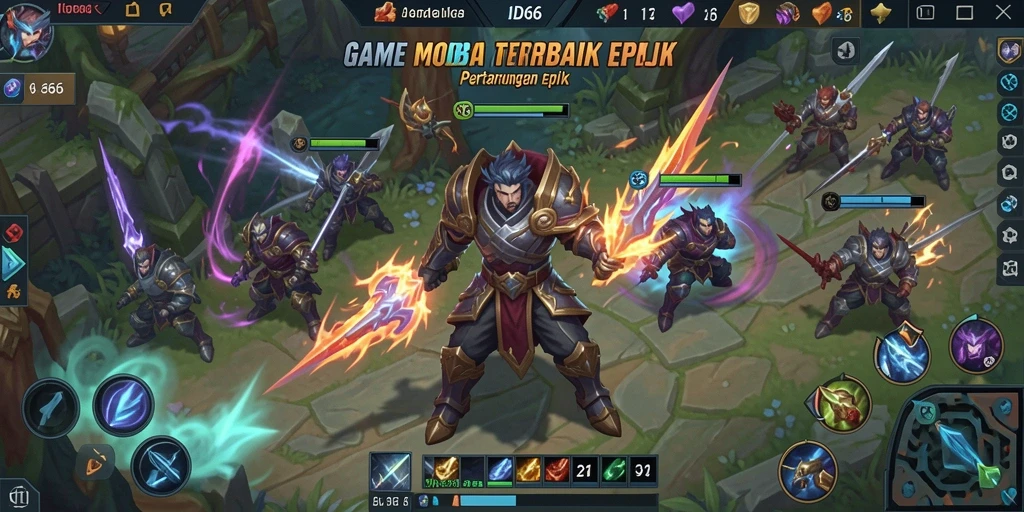 Gameplay seru di ID66 dengan grafis memukau dan pertarungan tim strategis.