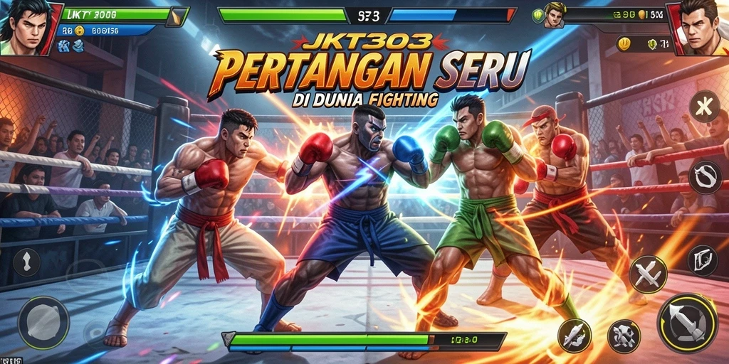 Tampilan mendebarkan dari pertarungan action dalam JKT303.