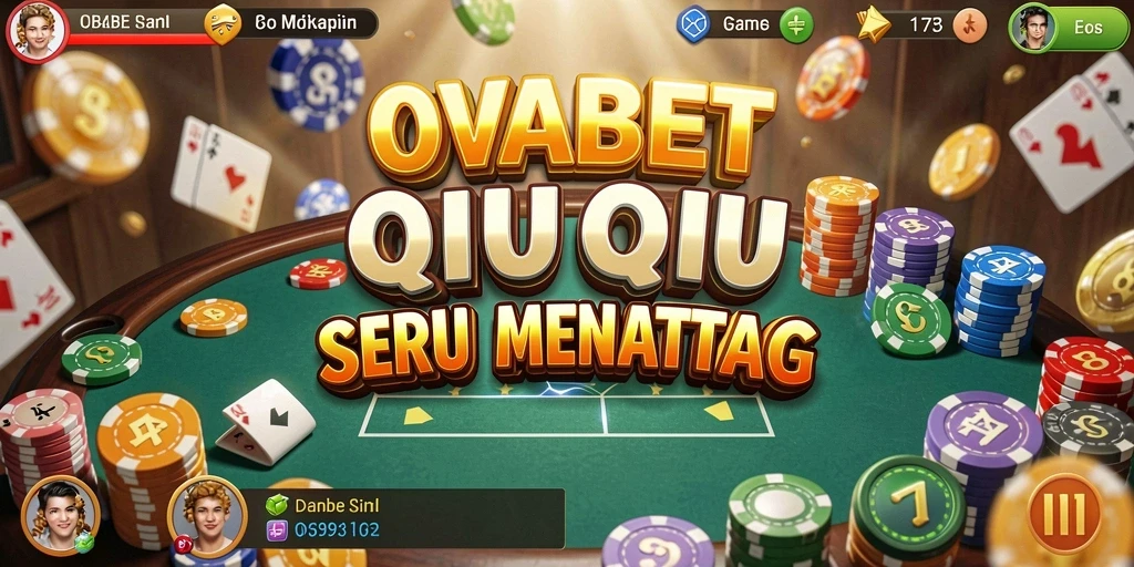 Tampilan gameplay QiuQiu yang mendebarkan di OVABET.