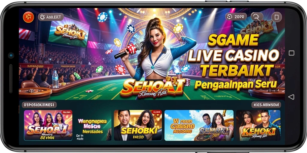 Tampilan permainan Live Casino SEHOKI yang seru dan menarik.