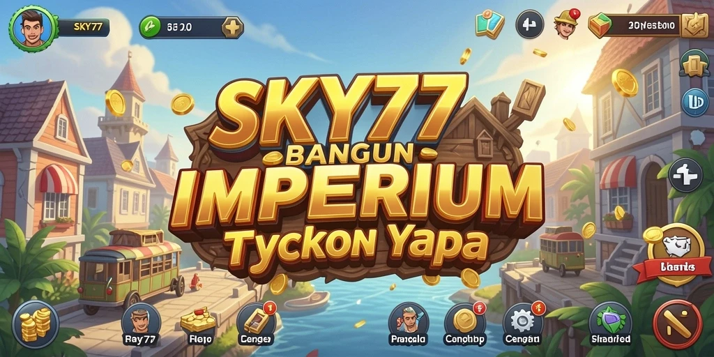Gameplay seru dan strategi bisnis yang menantang di SKY77.