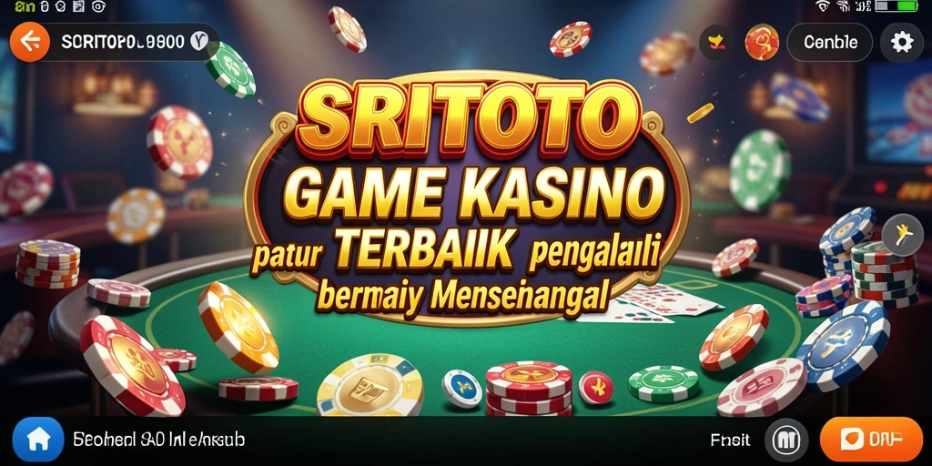 Screenshot gameplay <strong>SRITOTO</strong> menunjukkan suasana kasino yang menyeramkan dan penuh warna.