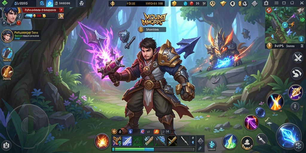 Tampilan gameplay <strong>SVIP5</strong> yang menakjubkan di dunia MMORPG.