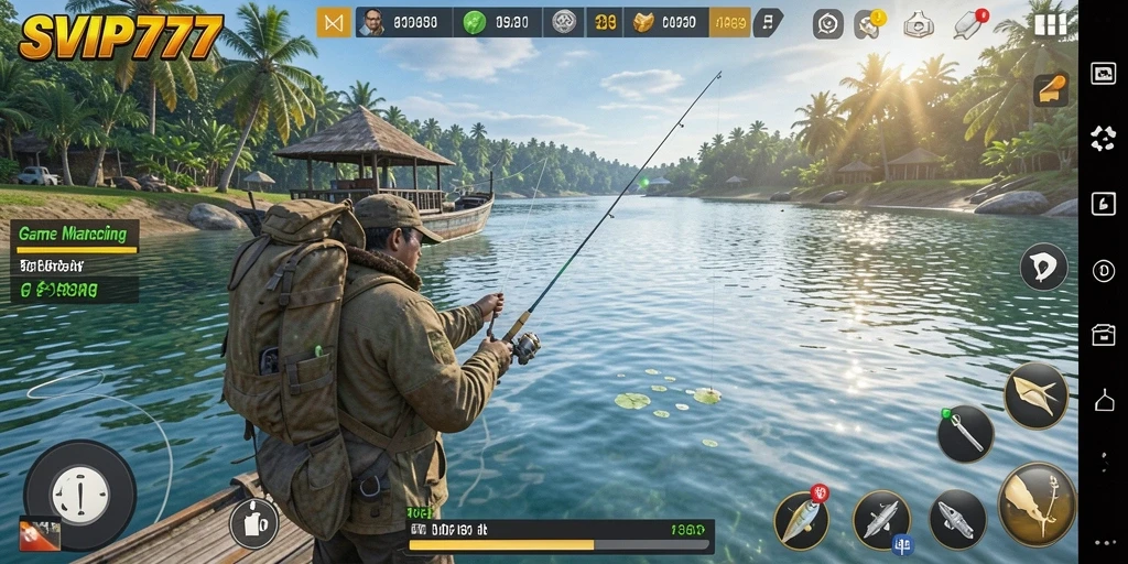 Tangkapan ikan besar dalam gameplay SVIP777 yang menantang.